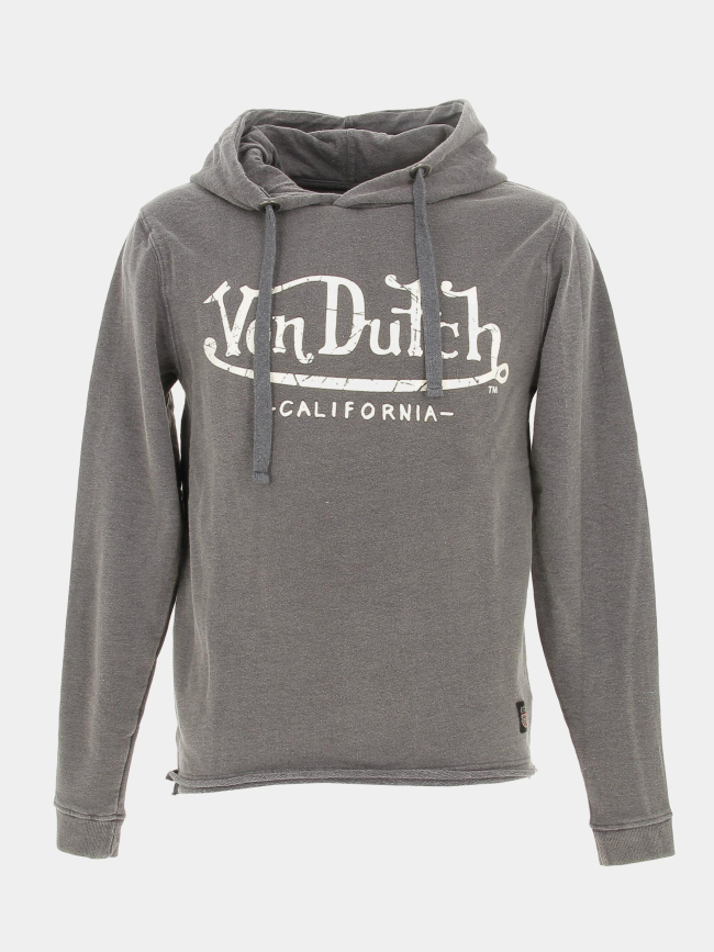 Sweat à capuche ryan gris homme - Von Dutch