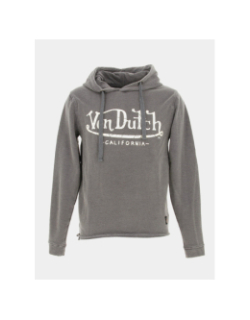 Sweat à capuche ryan gris homme - Von Dutch