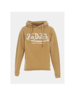 Sweat à capuche ryan camel homme - Von Dutch