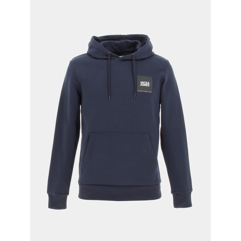 Sweat à capuche lock bleu marine homme - Jack & Jones