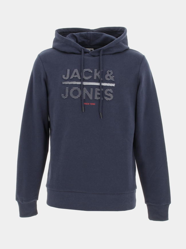 Sweat à capuche cogalo bleu marine homme - Jack & Jones