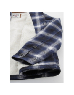 Surchemise sherpa bleu marine homme - Rms 26