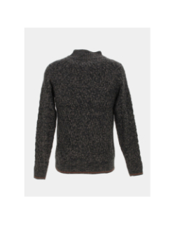 Pull col zippé gris anthracite homme - RMS 26