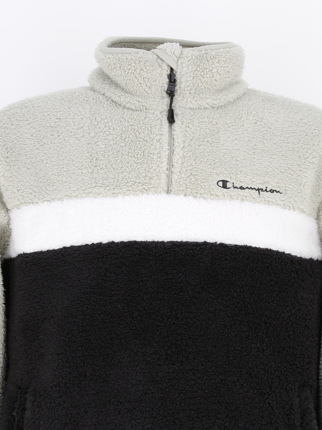 Sweat polaire zippé noir homme - Champion