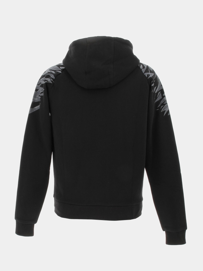 Sweat zippé à capuche graphik noir homme - Kappa