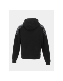 Sweat zippé à capuche graphik noir homme - Kappa