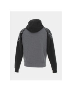 Sweat zippé à capuche graphik gris homme - Kappa