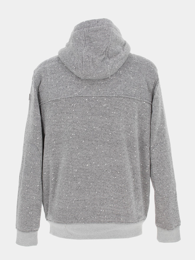 Veste sweat doublée cypress keller gris homme - Quiksilver