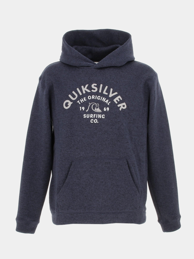 Sweat à capuche keller bleu marine garçon - Quiksilver