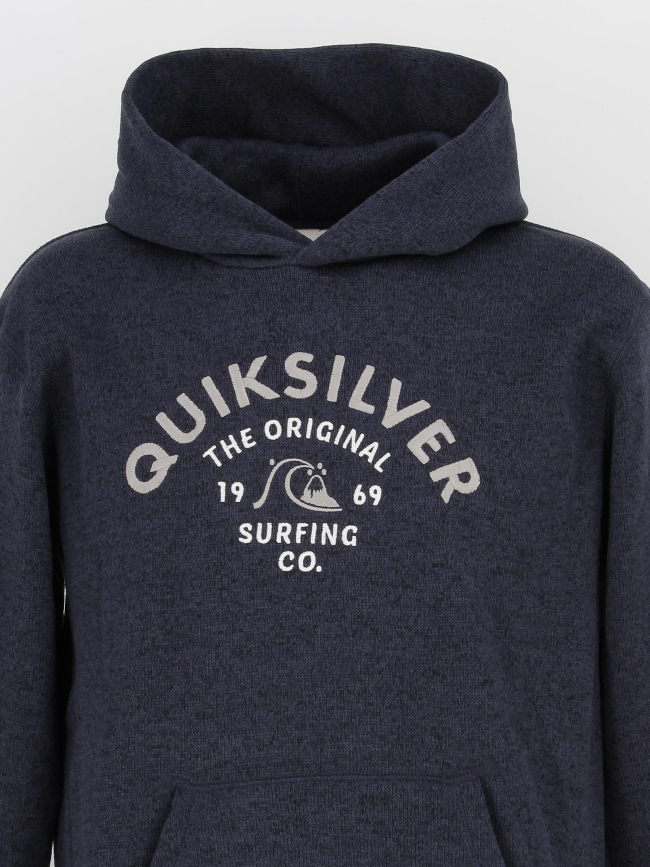 Sweat à capuche keller bleu marine garçon - Quiksilver