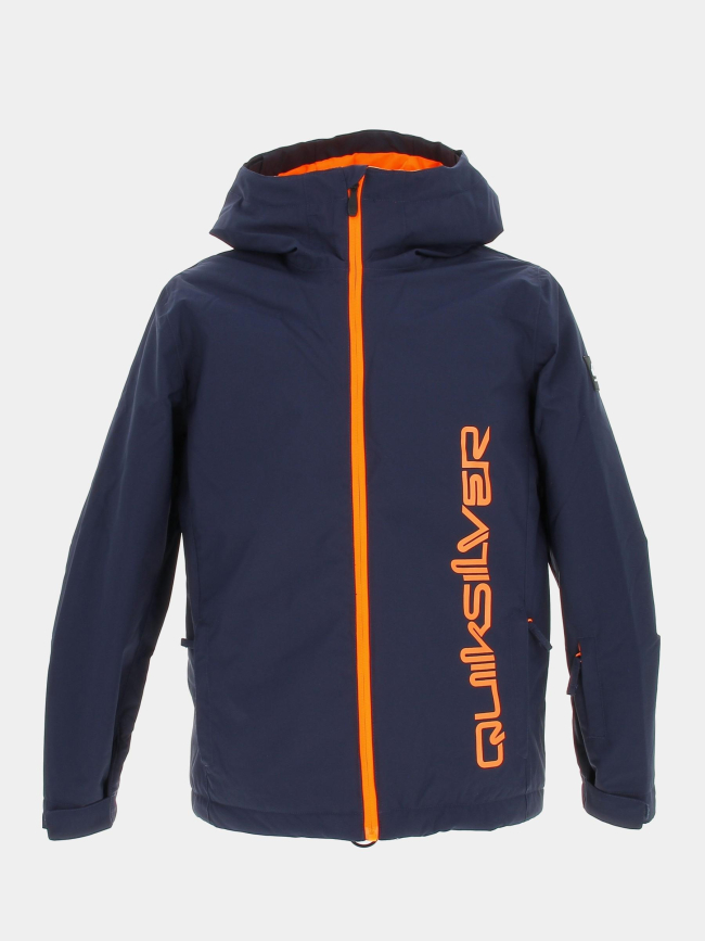 Veste de ski morton bleu marine enfant - Quiksilver