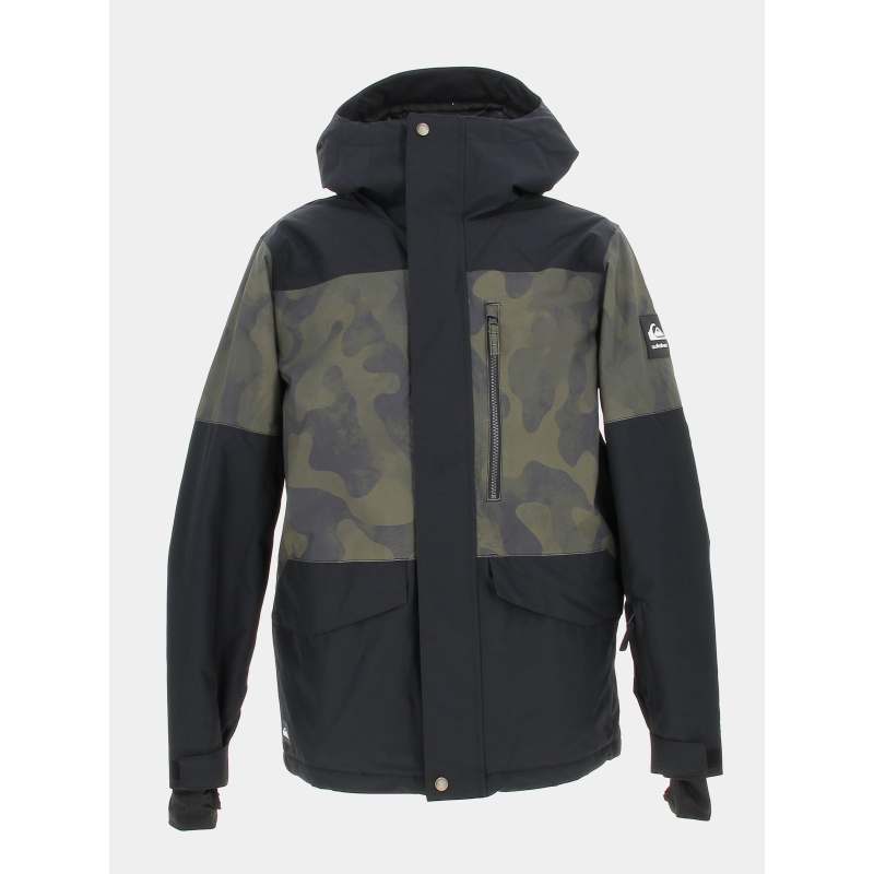 Veste ski camouflage msn bloc kaki homme - Quiksilver