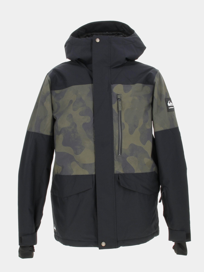 Veste ski camouflage msn bloc kaki homme - Quiksilver