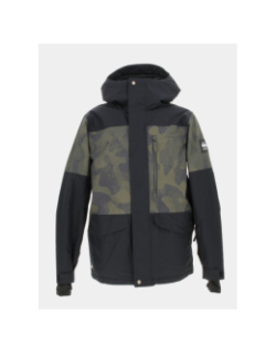 Veste ski camouflage msn bloc kaki homme - Quiksilver