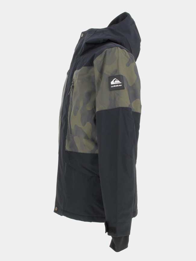 Veste ski camouflage msn bloc kaki homme - Quiksilver