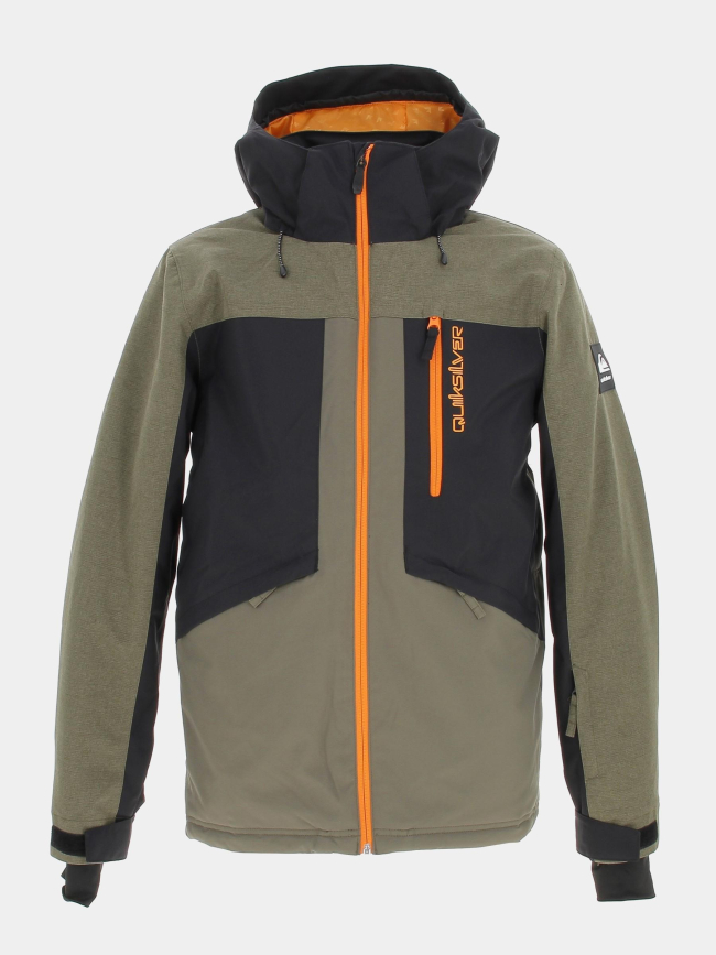 Veste de ski dawson kaki homme - Quiksilver