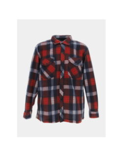 Surchemise épaisse quebec noir/rouge homme - Treeker 9