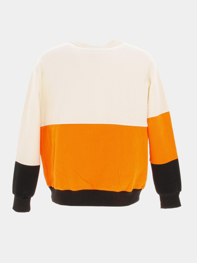 Sweat colorblock orange/blanc homme - Project X Paris