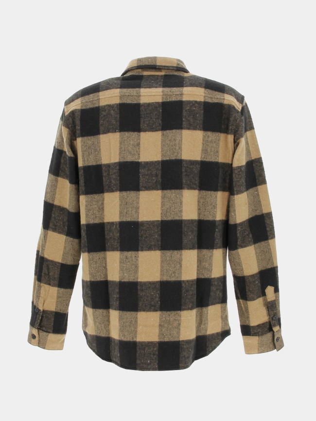 Chemise épaisse à carreaux marron homme - Jack & Jones