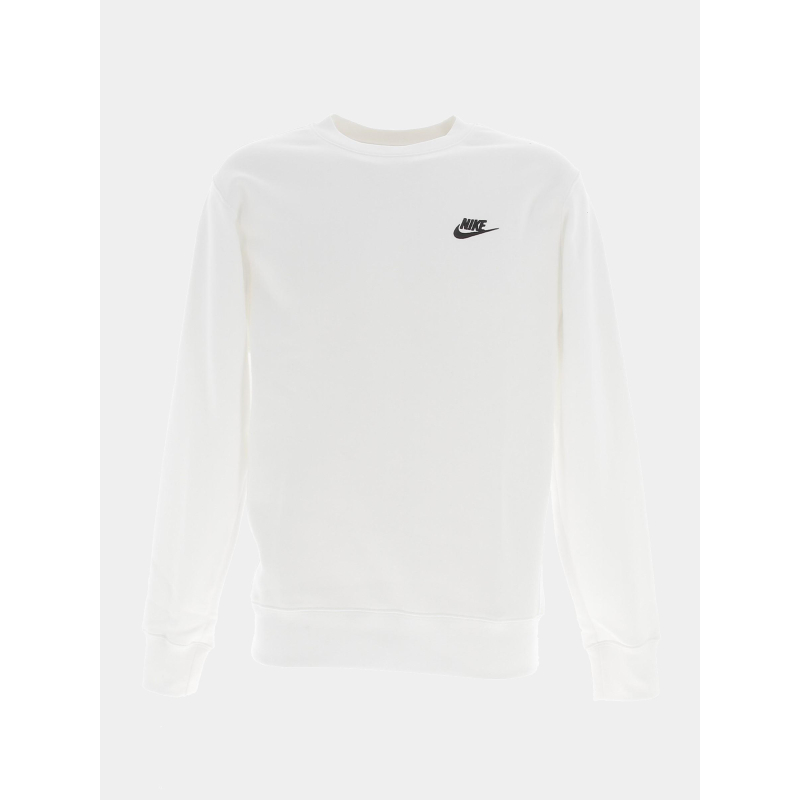 Sweat nsw club crew blanc homme - Nike