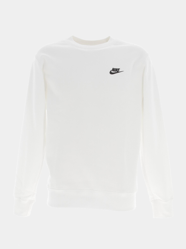 Sweat nsw club crew blanc homme - Nike