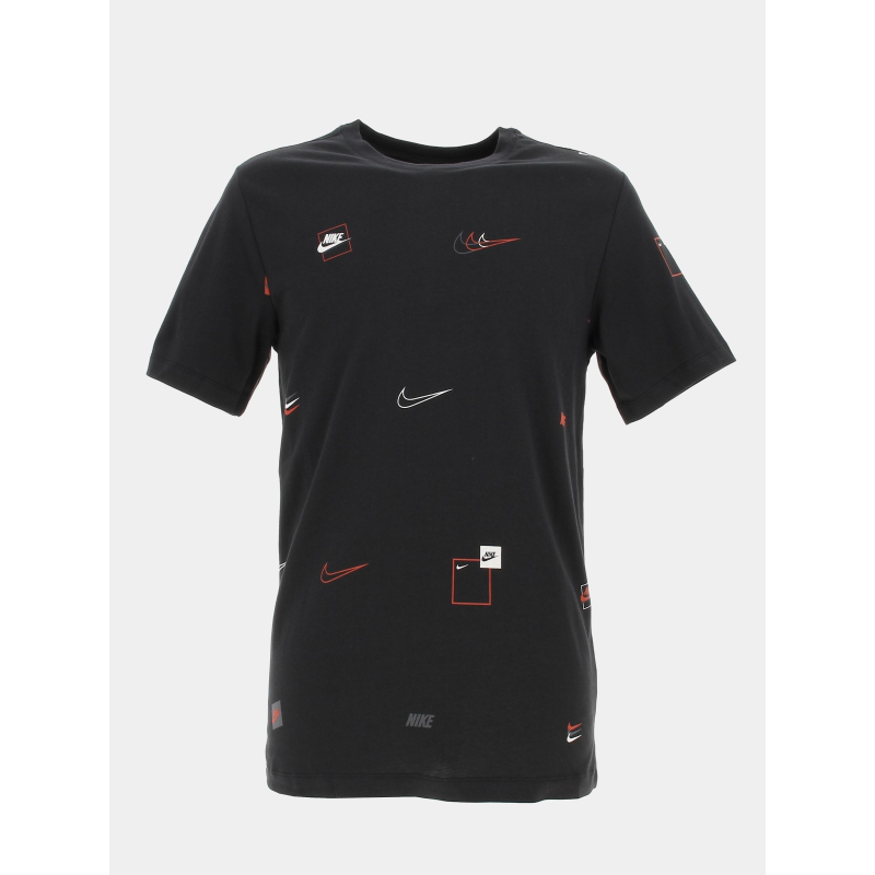 T-shirt nsw logo all over print noir homme - Nike