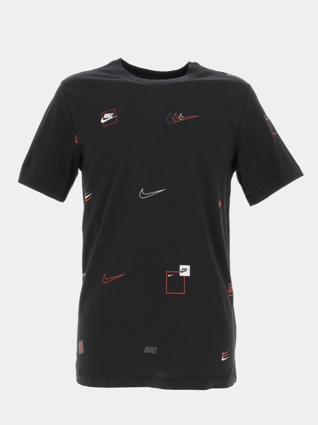 T-shirt nsw logo all over print noir homme - Nike