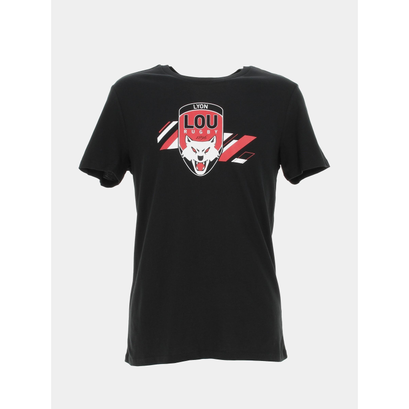 T-shirt de rugby lyon lou noir homme - M Com