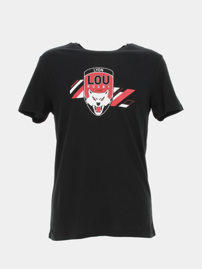 T-shirt de rugby lyon lou noir homme - M Com