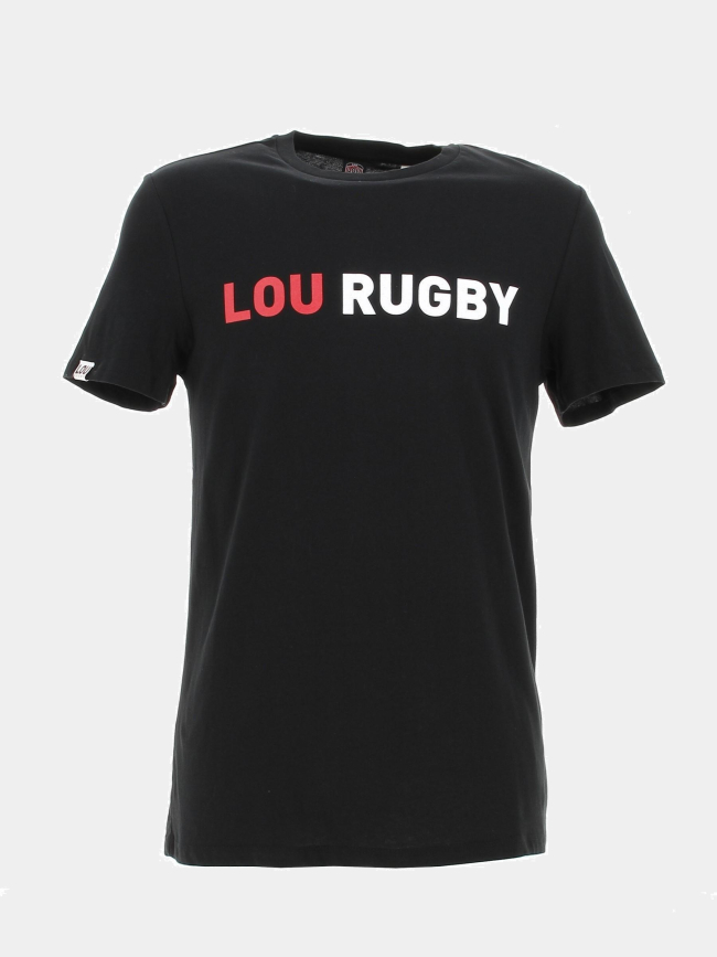 T-shirt lyon lou rugby vintage noir homme - M Com