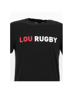 T-shirt lyon lou rugby vintage noir homme - M Com