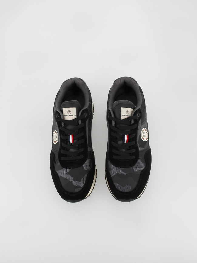 Baskets sneakers noir homme - Serge Blanco