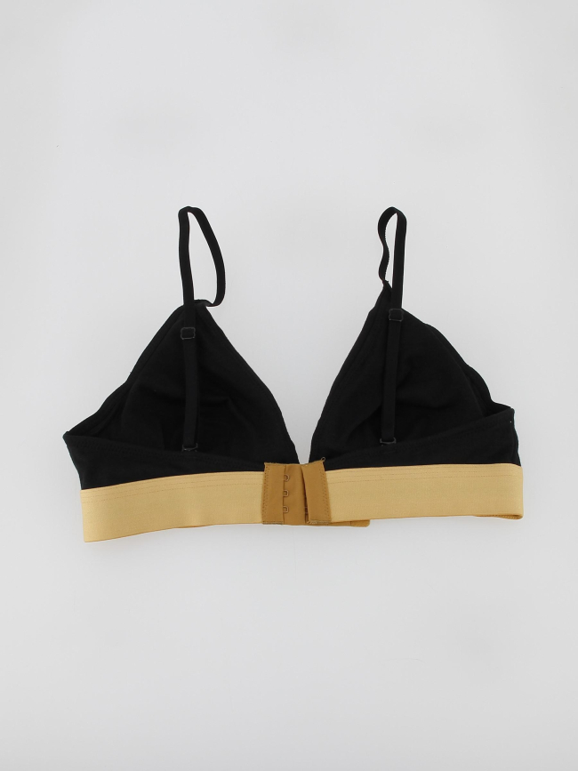 Soutien-gorge triangle noir/or femme - Calvin Klein