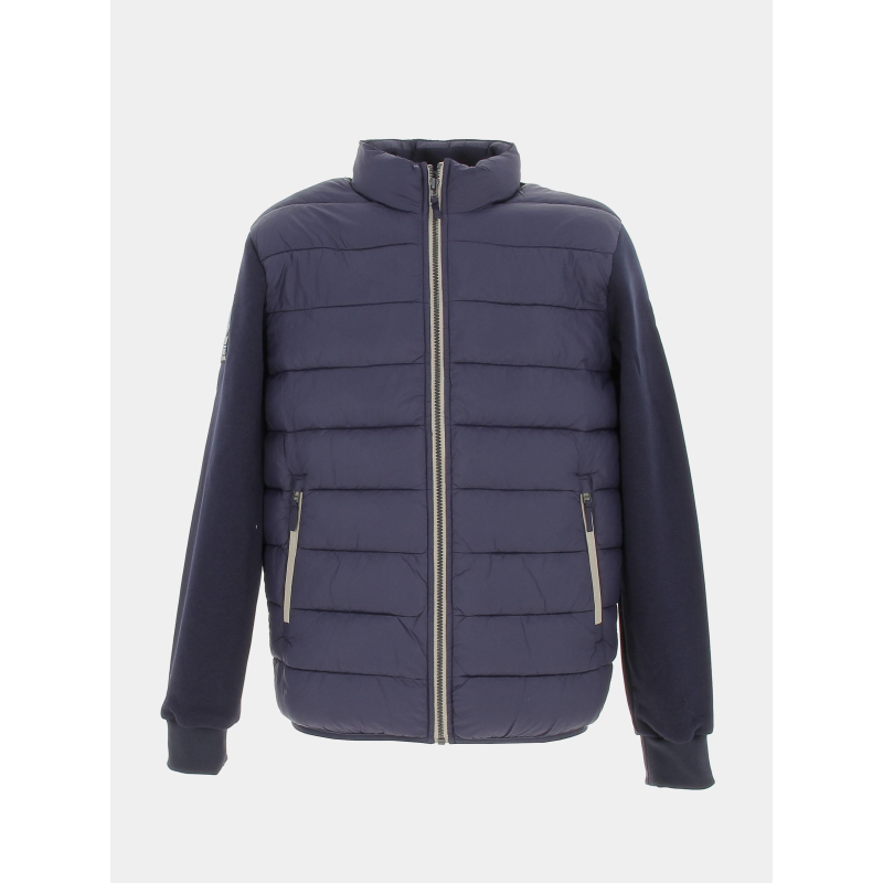 Veste hybride bi-matière bleu marine homme - Oxbow