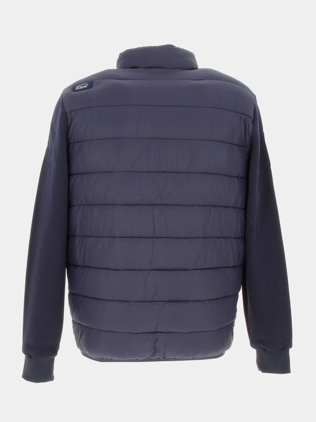Veste hybride bi-matière bleu marine homme - Oxbow