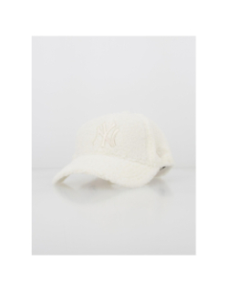 Casquette sherpa borg 9forty blanc femme - New Era