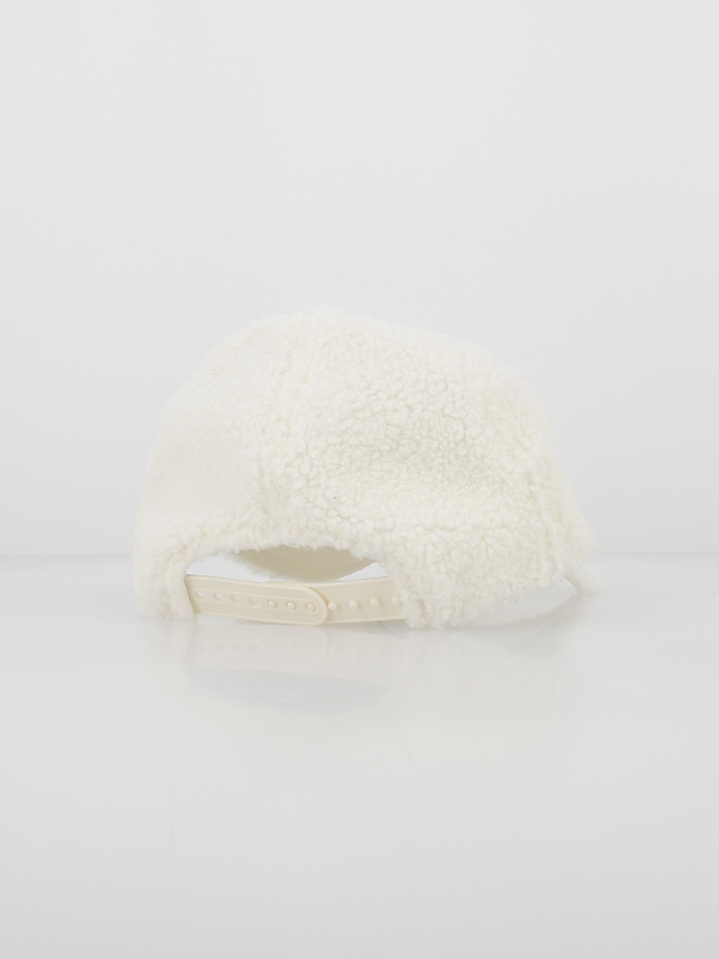 Casquette sherpa borg 9forty blanc femme - New Era