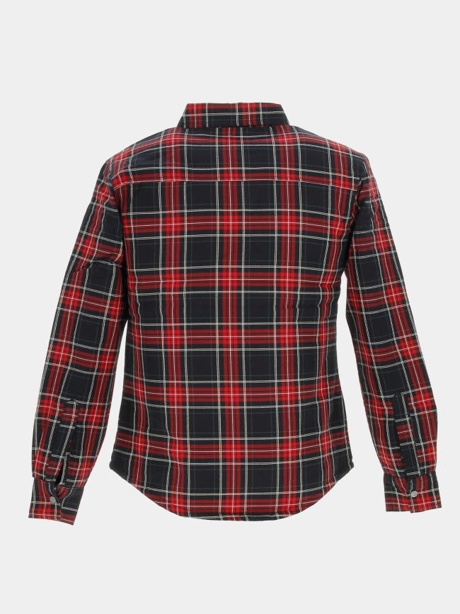 Surchemise à carreaux matelassée rouge homme - Treeker 9