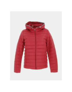 Doudoune légère en duvet rouge femme - Tommy Hilfiger