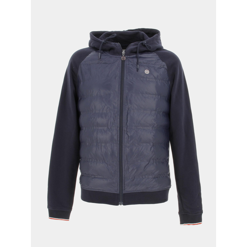 Veste sweat molleton bleu marine homme - Serge Blanco