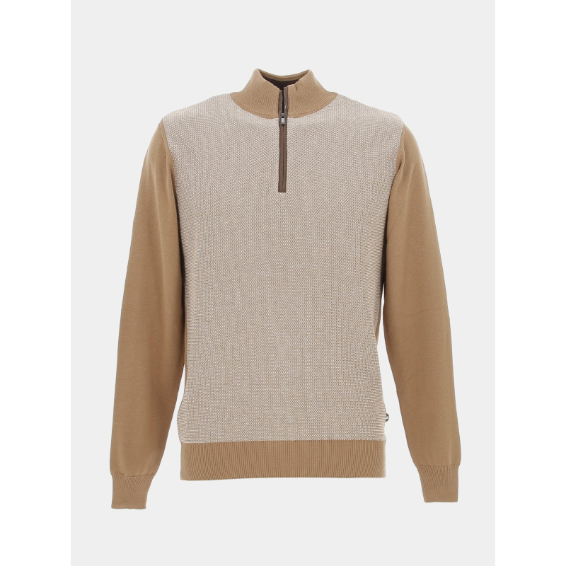 Pull fraction marron homme - Benson & Cherry