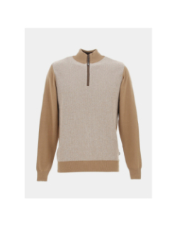 Pull fraction marron homme - Benson & Cherry