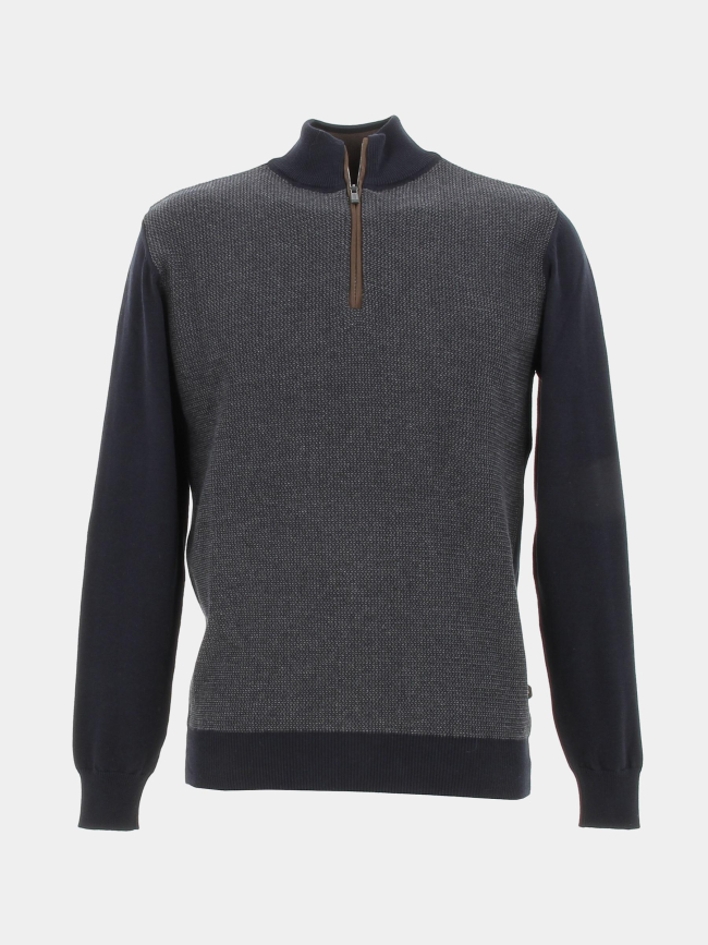 Pull fraction bleu marine homme - Benson & Cherry