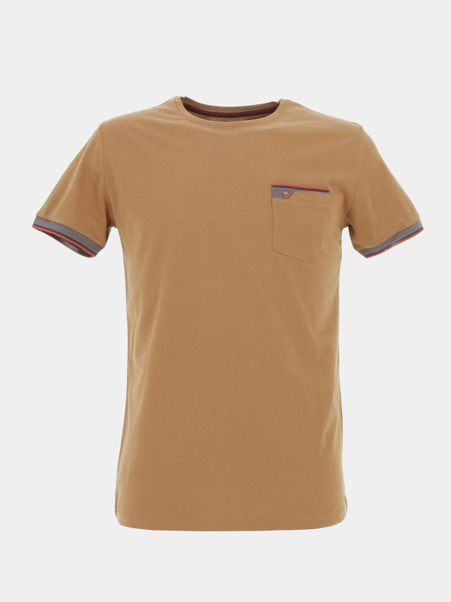 T-shirt tabana camel homme - Benson & Cherry