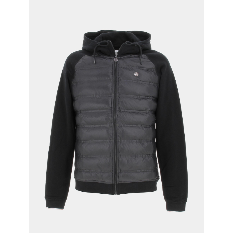 Veste sweat molleton noir homme - Serge Blanco