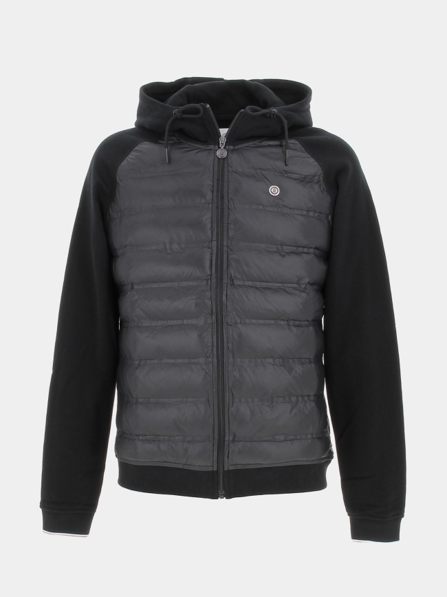 Veste sweat molleton noir homme - Serge Blanco