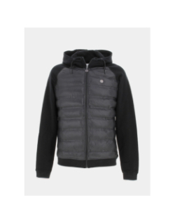 Veste sweat molleton noir homme - Serge Blanco