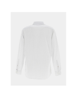 Chemise oxford mini print blanc homme - Tommy Hilfiger