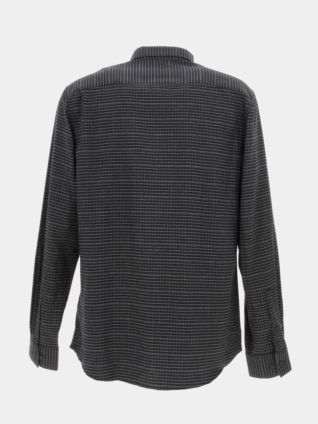 Chemise à carreaux flannel noir homme - Calvin Klein