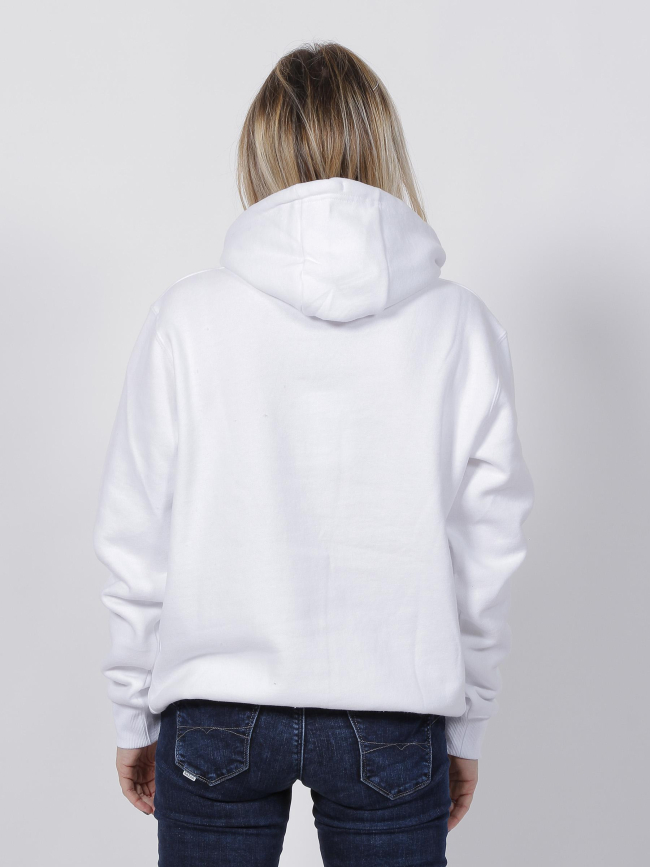 Sweat à capuche torices blanc femme - Ellesse